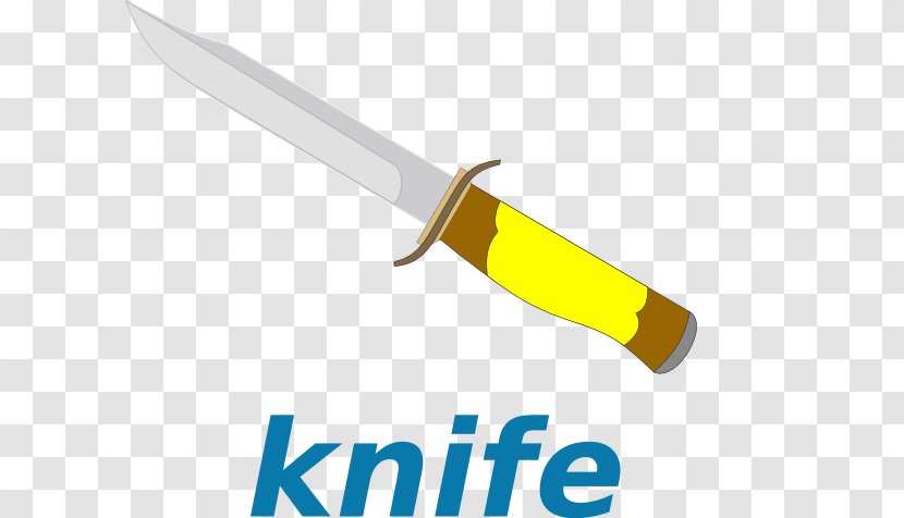 Combat Knife Dagger Clip Art - Blade Transparent PNG