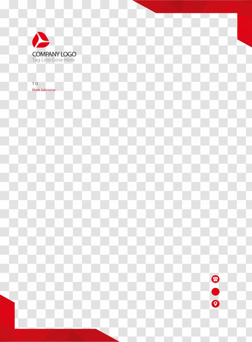Paper Line Point Pattern - Area - Red Right Angle Border Transparent PNG