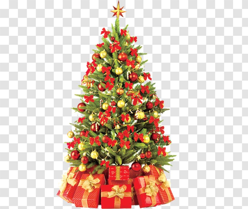 Santa Claus Christmas Tree Ornament Decoration - Pine Family - Tree, Taobao Material Transparent PNG