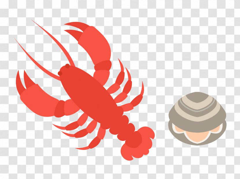 Seafood Oyster Menu Icon - Vector Shrimp Seashell Material Transparent PNG