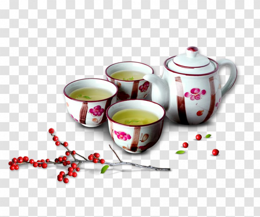 Teaware Teapot U4e2du56fdu8336u5177 Chinoiserie - Mug - Tea Set Transparent PNG