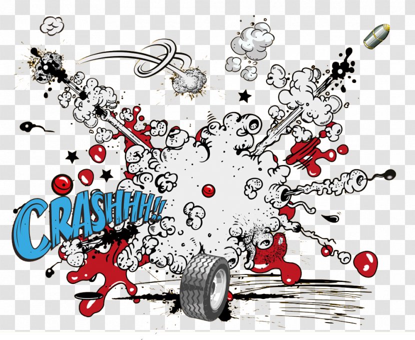 Graphic Design Illustration - Art - Explosion Vector Printing Transparent PNG