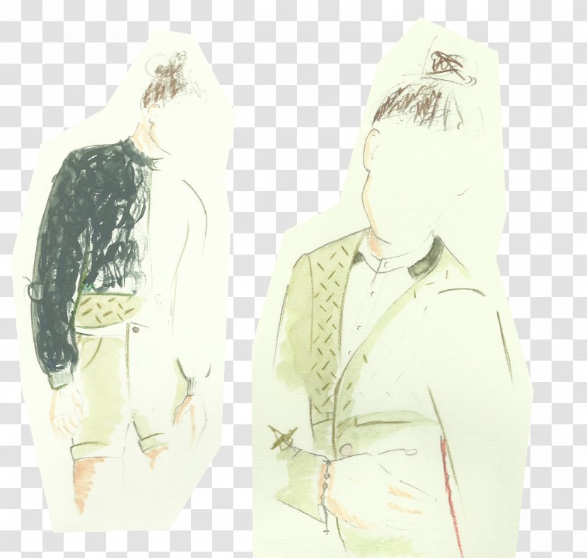 /m/02csf Drawing Fashion Illustration Quilting - Flower - Bomber Jacket Transparent PNG