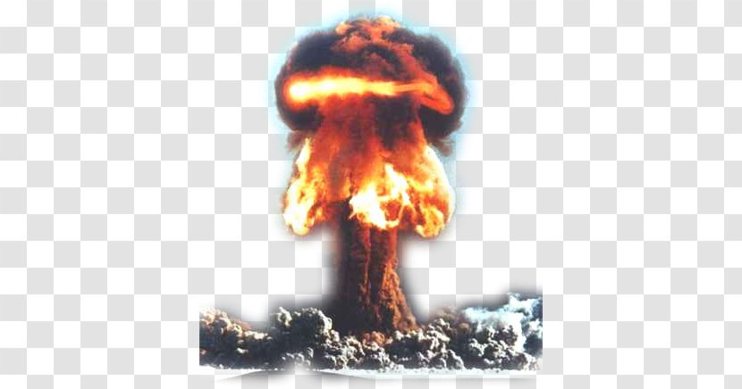 Nuclear Explosion Weapon Power - Fire - Bombing Transparent PNG