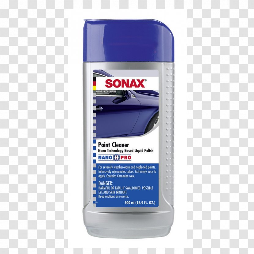 Car Cleaner Sonax Paint Cleaning Transparent PNG
