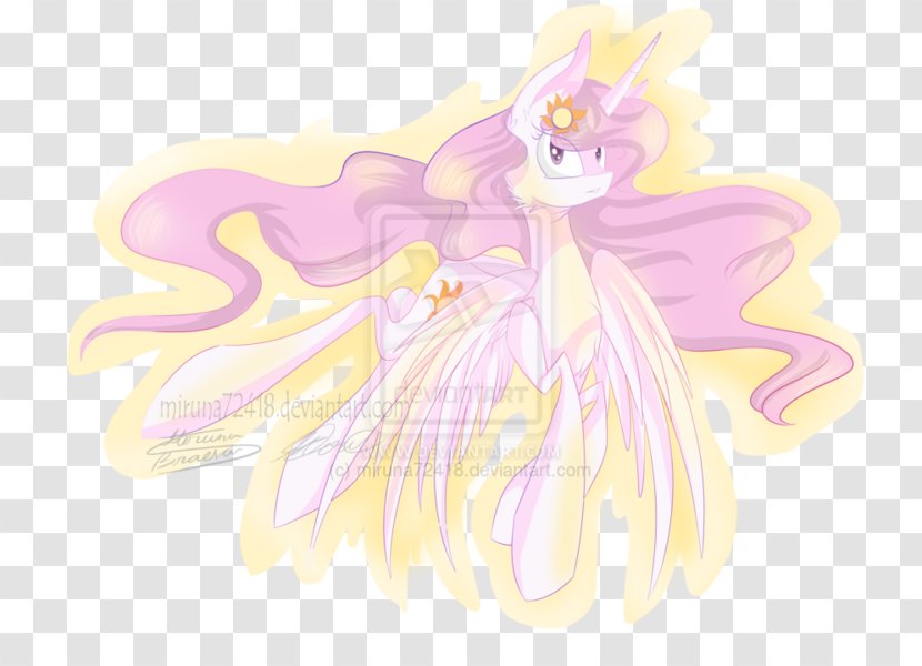 Fairy Horse Illustration Cartoon Pink M - Tree Transparent PNG