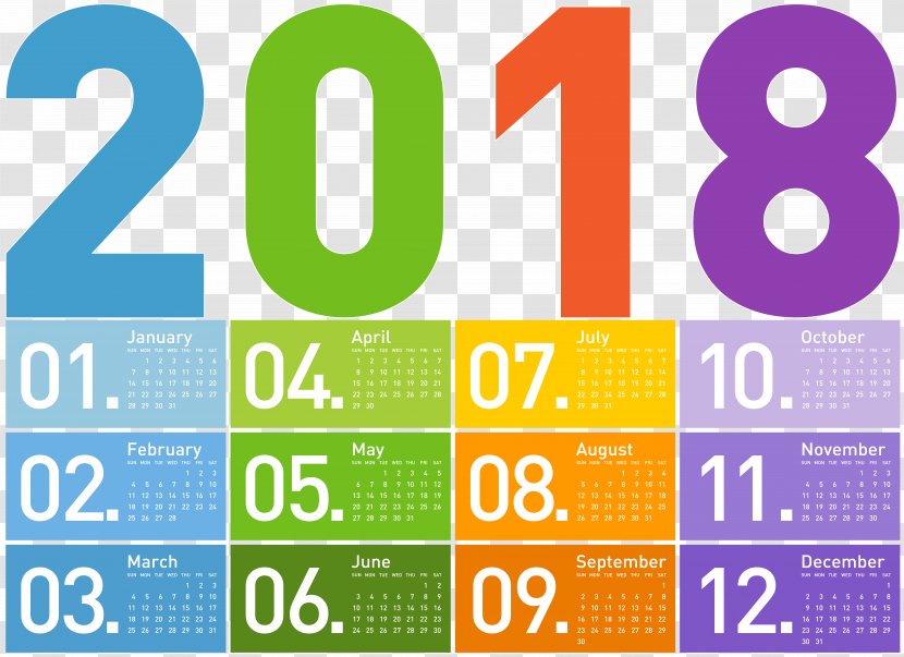 Calendar Stock Photography Clip Art - Royaltyfree - 2018 Transparent Image Transparent PNG