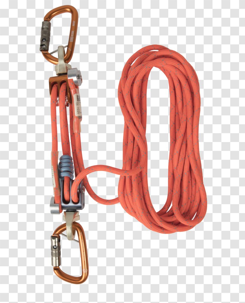 Rope Rescue Helicopter Pulley - Orange Transparent PNG
