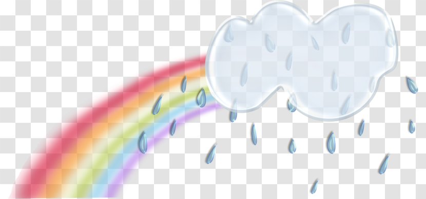 Rainbow Cloud Iridescence - Watercolor - Clouds Transparent PNG