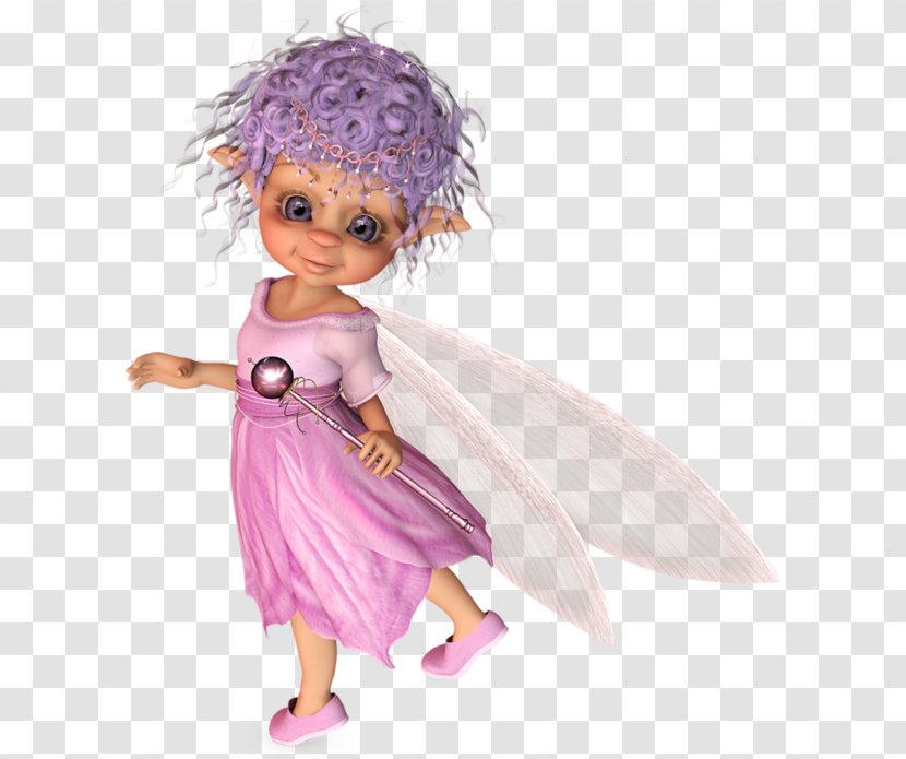 Fairy Elf Doll Pixie - Supernatural Creature - Angel Transparent PNG