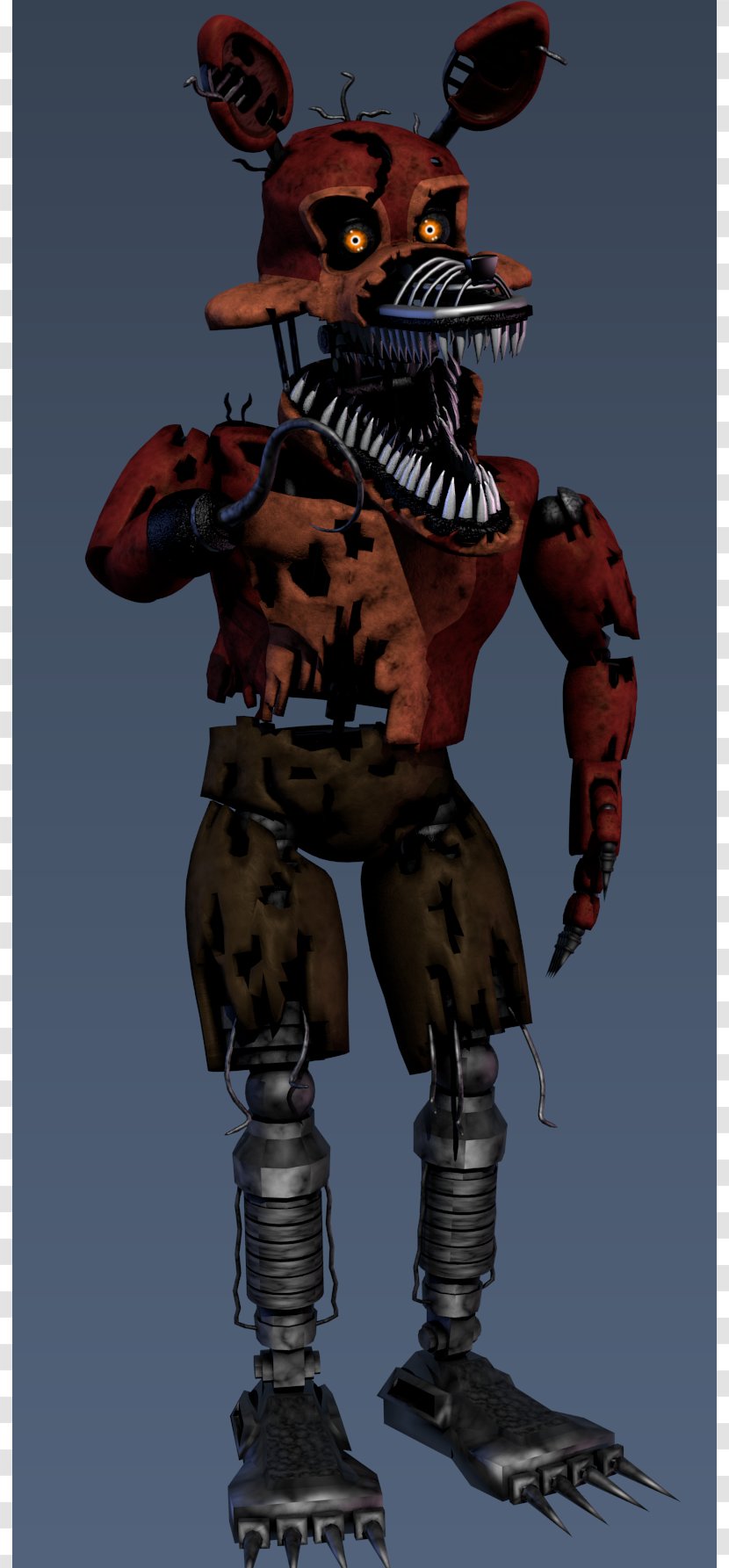 Five Nights At Freddy's 4 DeviantArt Drawing - Animatronics - Nightmare Foxy Transparent PNG