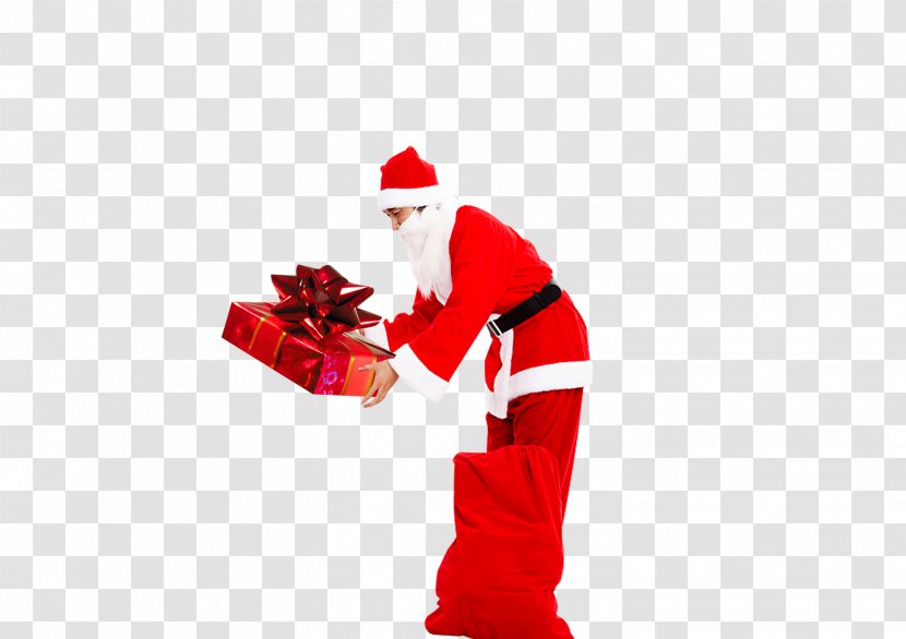 Santa Claus Christmas Gift - Holiday - Cutout Free HD Clips Transparent PNG