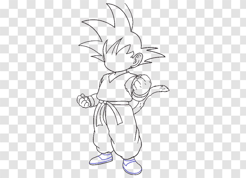 Goku Trunks Drawing Super Saiyan Sketch - Frame Transparent PNG