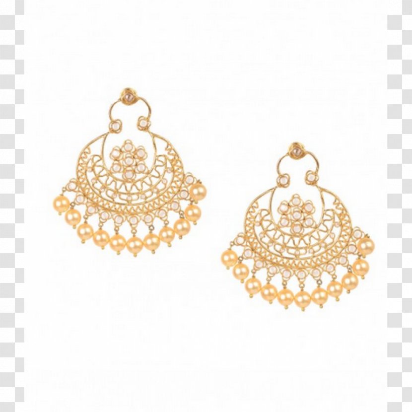 Earring Body Jewellery Gold Pearl - Nacre Transparent PNG