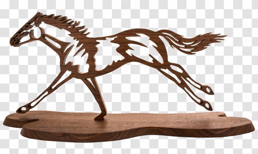 Scroll Saws Intarsia Wood Mustang - Frame Transparent PNG