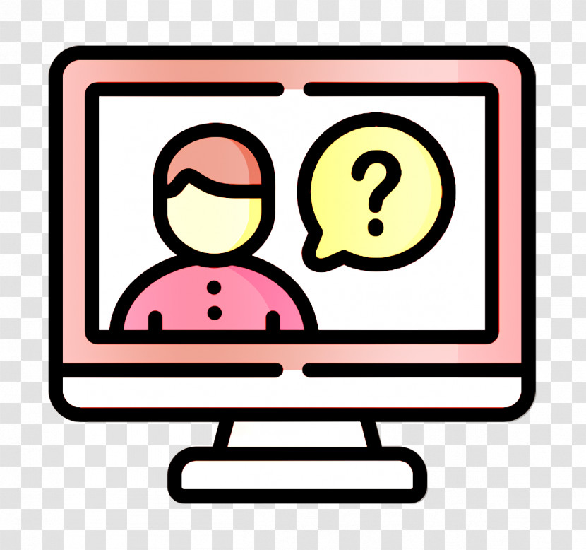 Video Chat Icon Online Learning Icon Transparent PNG