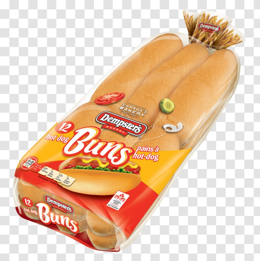 Hot Dog Bun Hamburger Bockwurst Junk Food - Snack Transparent PNG