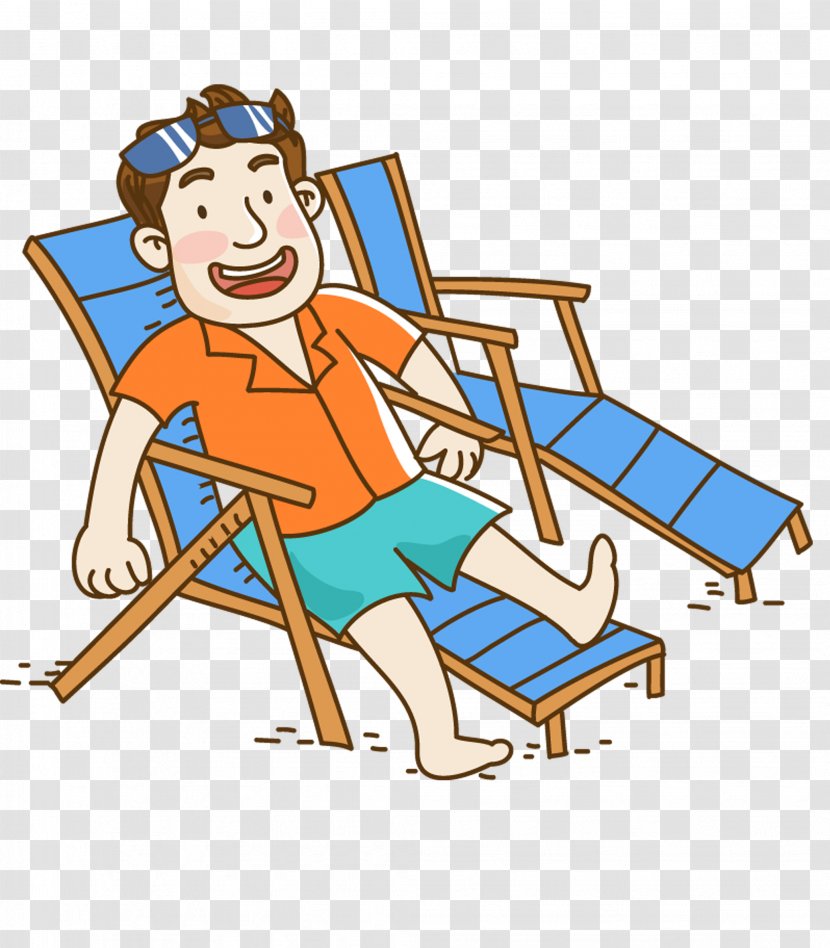 Chair Chaise Longue Recliner - Wing - The Boy Sitting On Transparent PNG