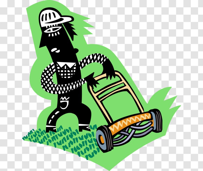 Clip Art Lawn Mowers Yard Garden - Gardening - Mower Cartoon Image Transparent PNG