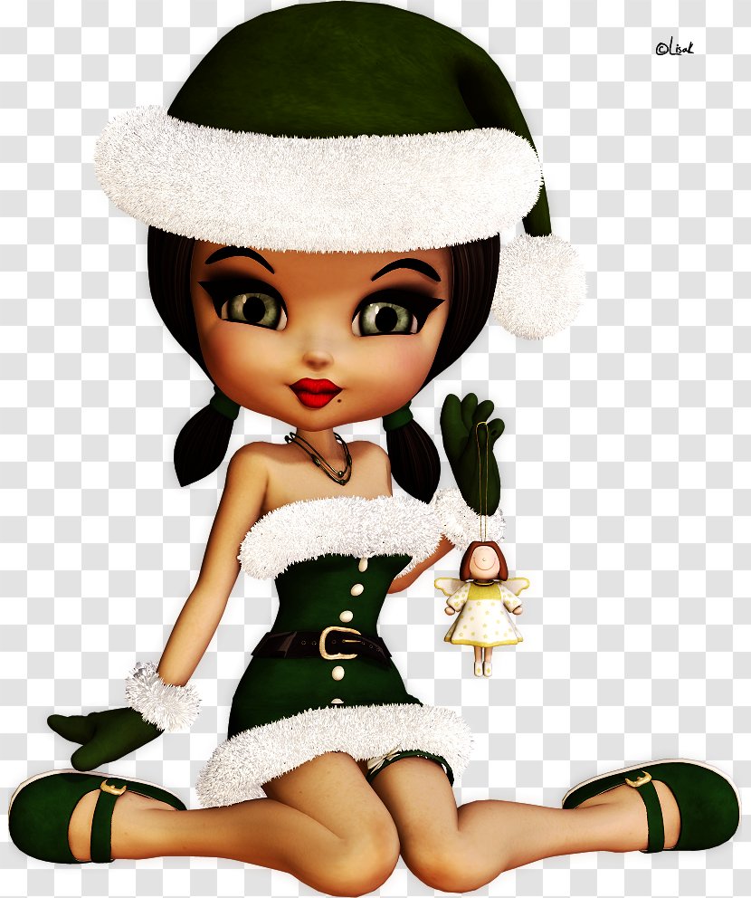 Christmas Elf Doll Clip Art - Little Fairy Transparent PNG