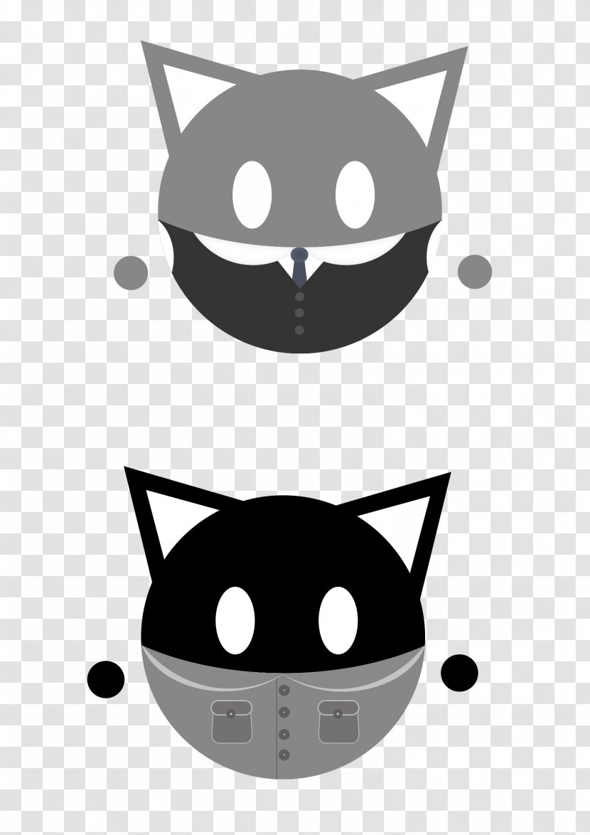 Sina Weibo Whiskers Black Cat Domestic Short-haired - Kitten - Do It Yourself Transparent PNG