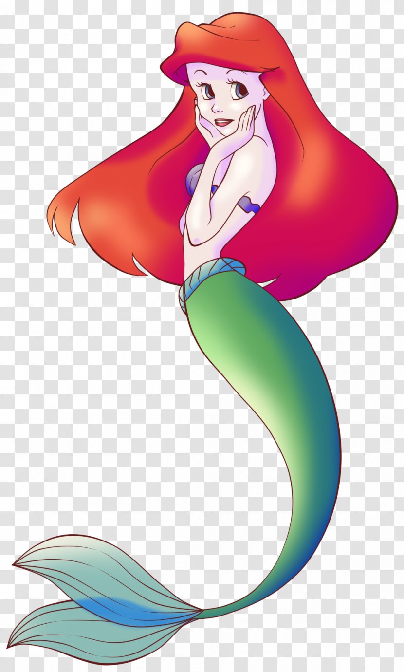 Mermaid Clip Art Legendary Creature Ariel Illustration - Frame Transparent PNG