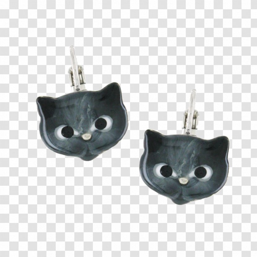 Earring Jewellery France Silver Persian Cat - Snout - Katze Transparent PNG