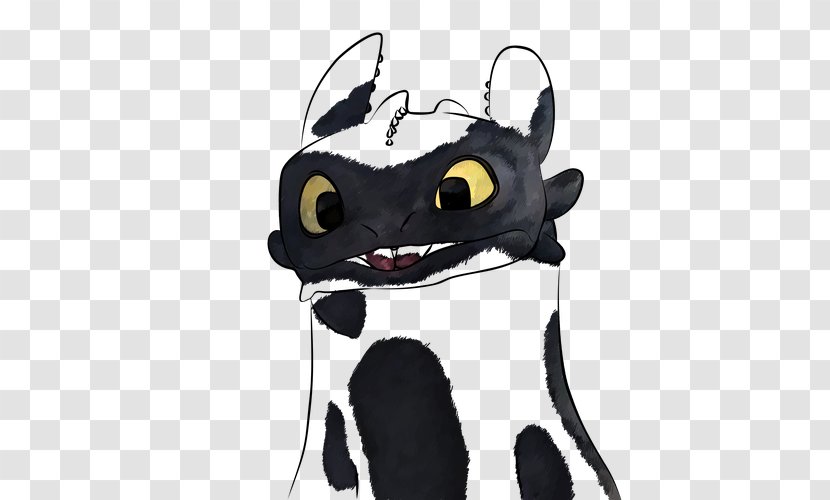 Toothless Drawing Cartoon How To Train Your Dragon Cat - Carnivora Transparent PNG