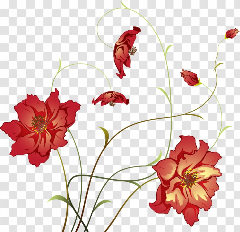 Watercolor Painting Watercolour Flowers Vector Graphics Image - Rose Family Transparent PNG