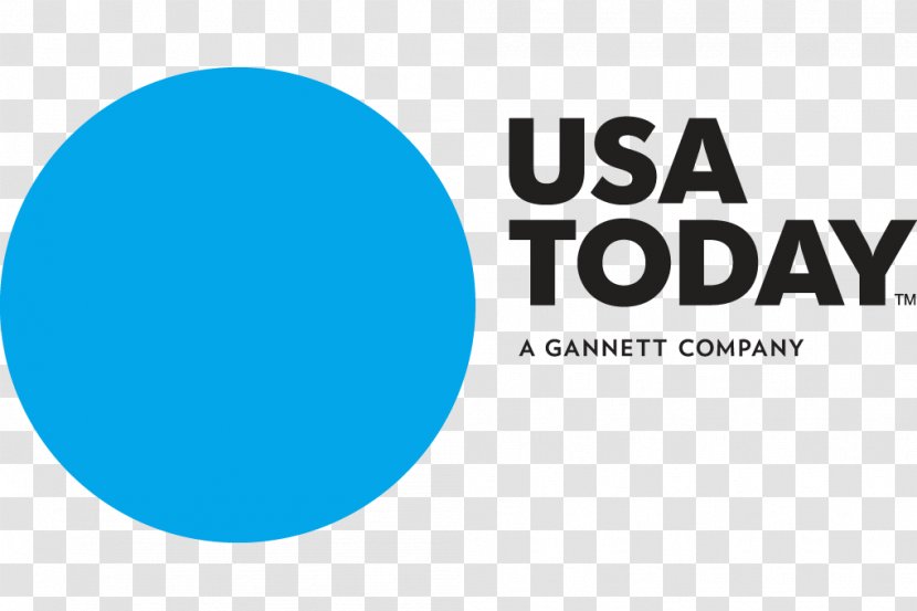 United States USA Today Logo Newspaper - Blue Transparent PNG