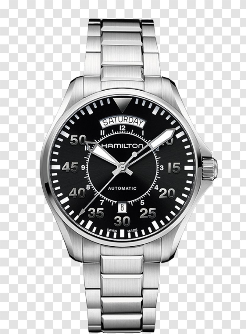 Hamilton Watch Company Khaki Aviation Pilot Auto Chronograph Automatic - Strap Transparent PNG