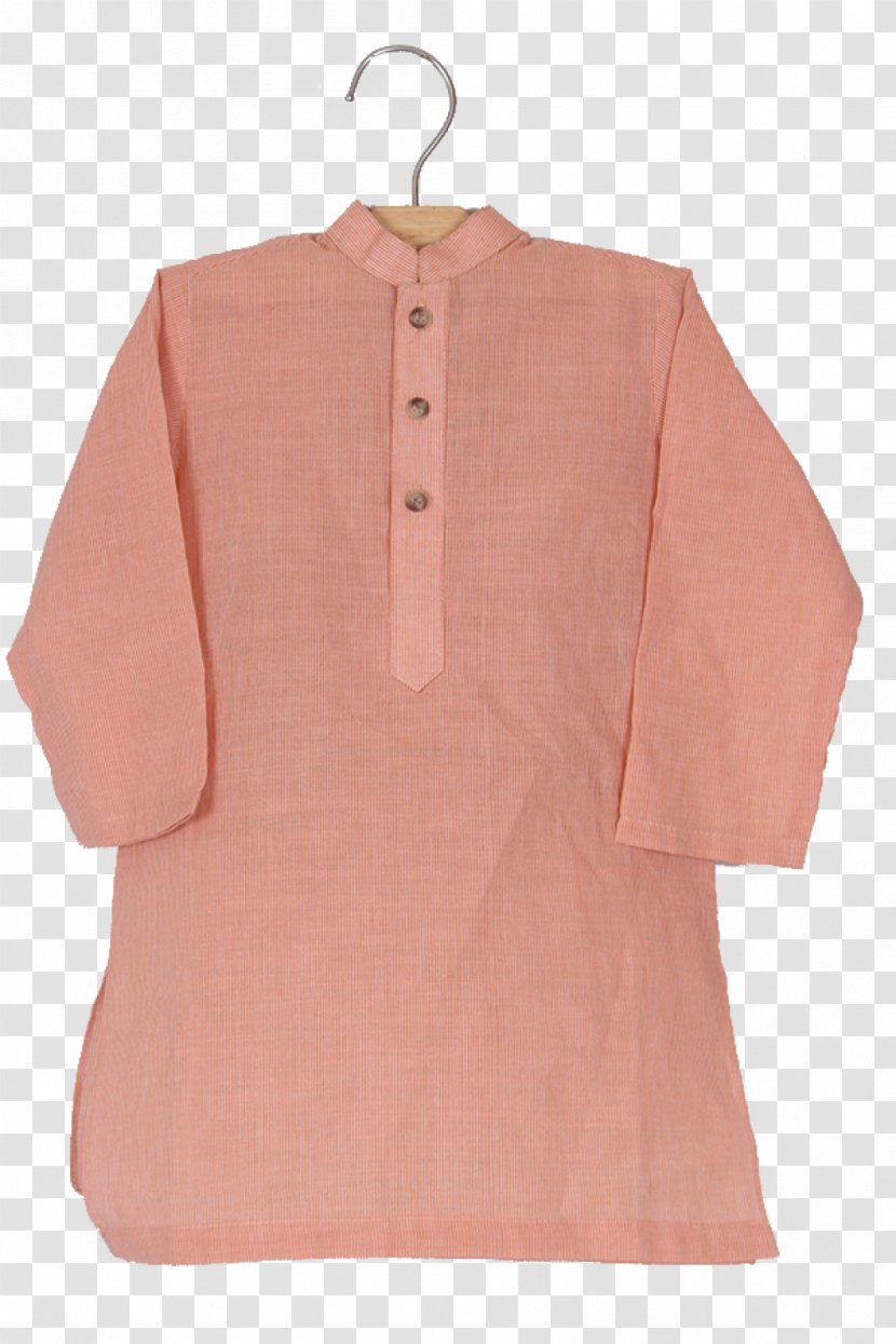 Sleeve Kurta Pakistani Clothing Blouse - Peach - Eid Kids Transparent PNG