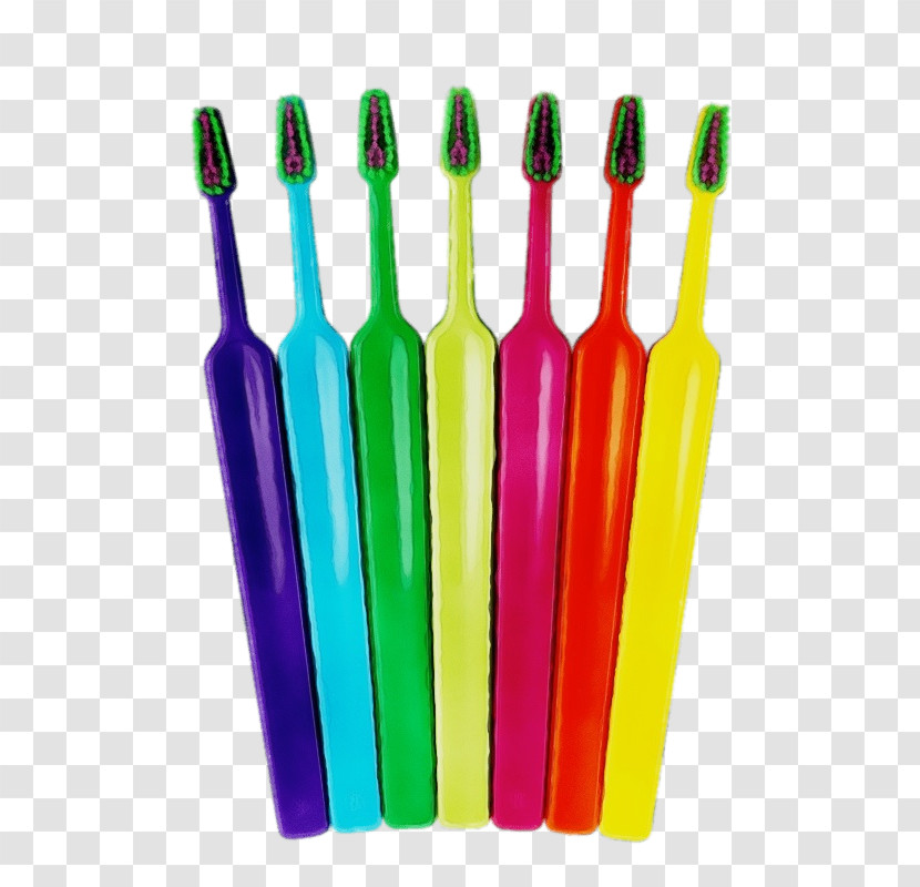 Toothbrush Brush Plastic Transparent PNG