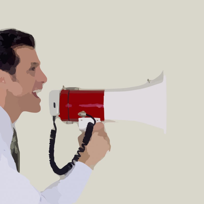 Megaphone Loudspeaker Influencer Marketing Clip Art - Sales Transparent PNG