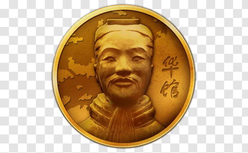 Gold Terracotta Army Coin Bronze Transparent PNG