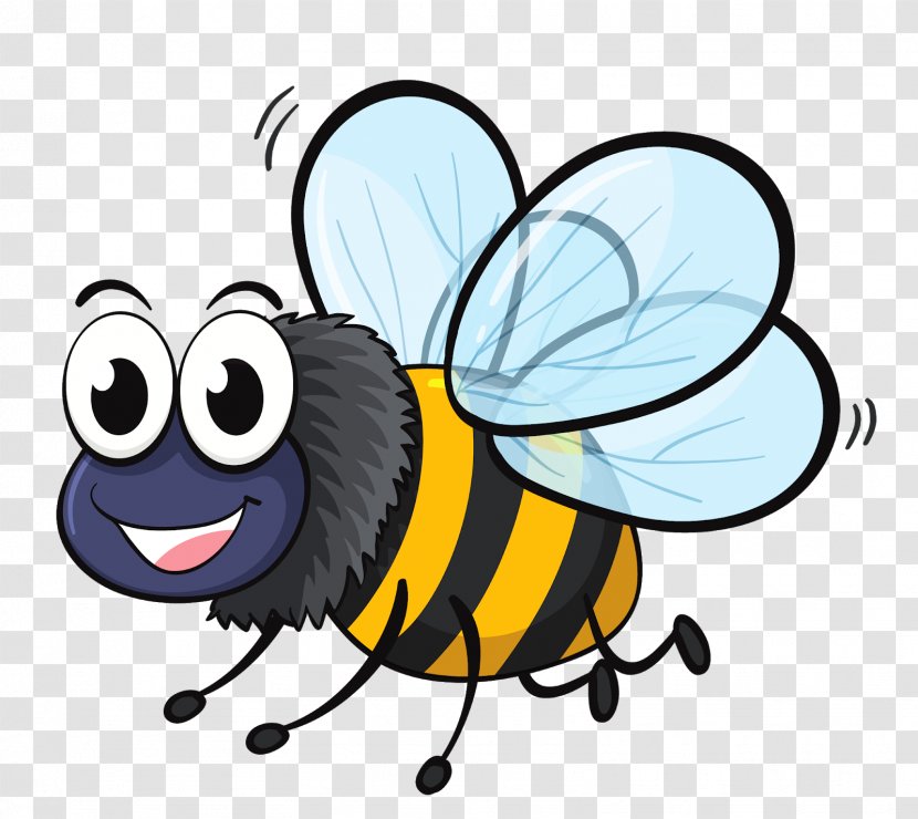 Insect Bee Cartoon Royalty-free - Ladybird Transparent PNG