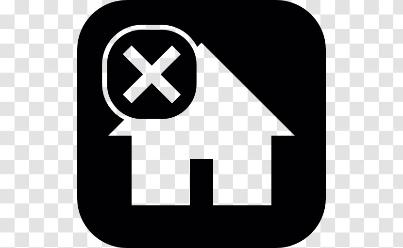 House Check Mark Symbol - Black Transparent PNG