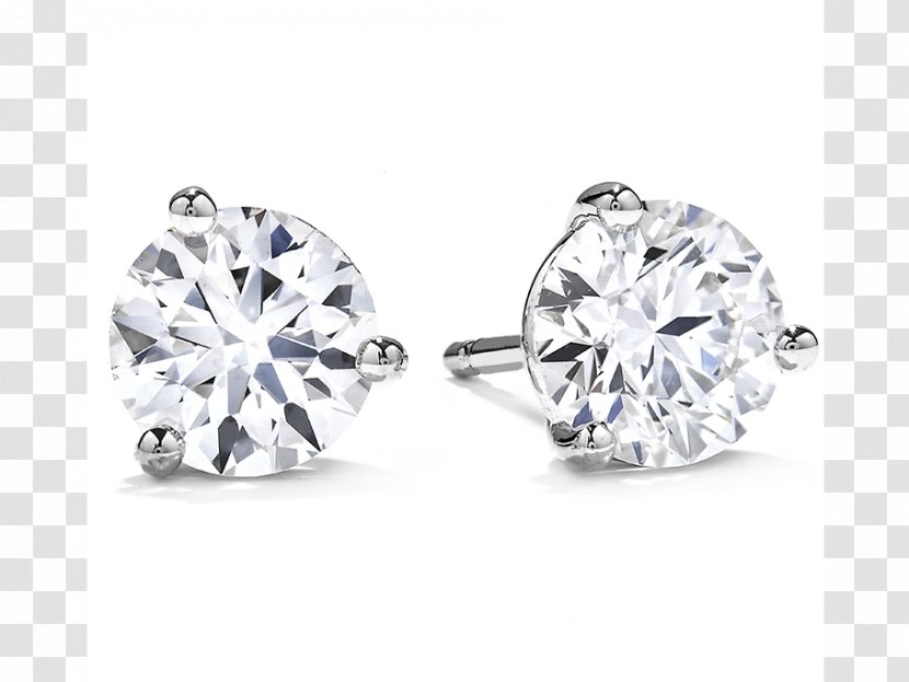 Earring Jewellery Diamond Carat Hearts On Fire - Earrings Transparent PNG