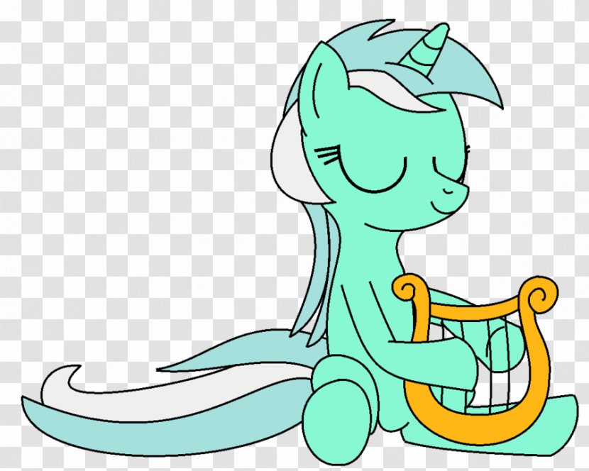 Lyre Harp Drawing DeviantArt Pony - Cartoon Transparent PNG