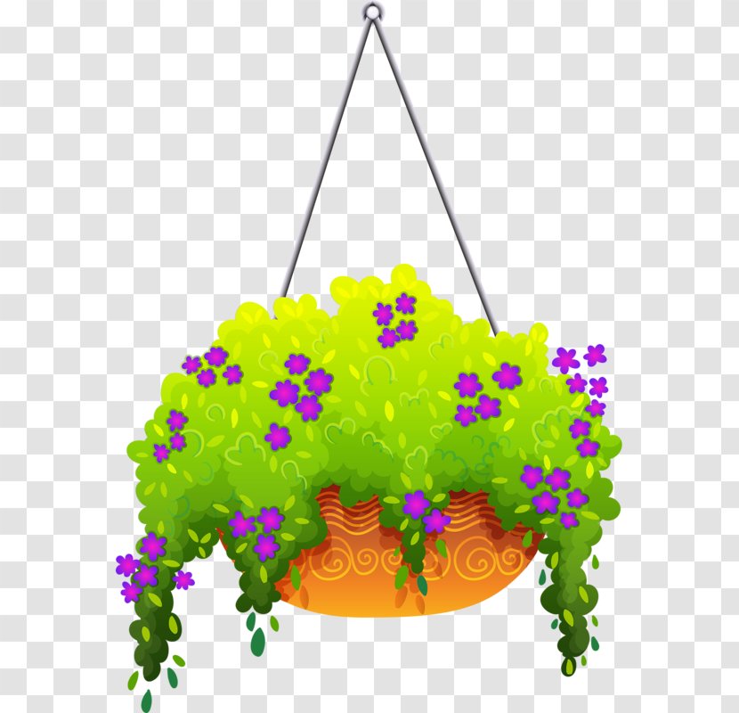 Hanging Basket Flower Plant Clip Art - Tree - Fig Cliparts Transparent PNG