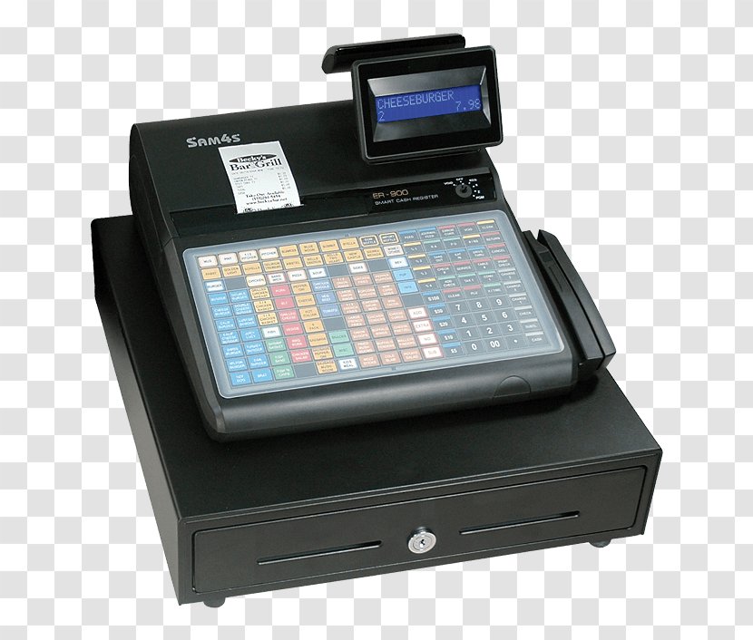Point Of Sale Cash Register Computer Hardware Software Retail - Ncr Silver - Lunch Catering Los Angeles Transparent PNG