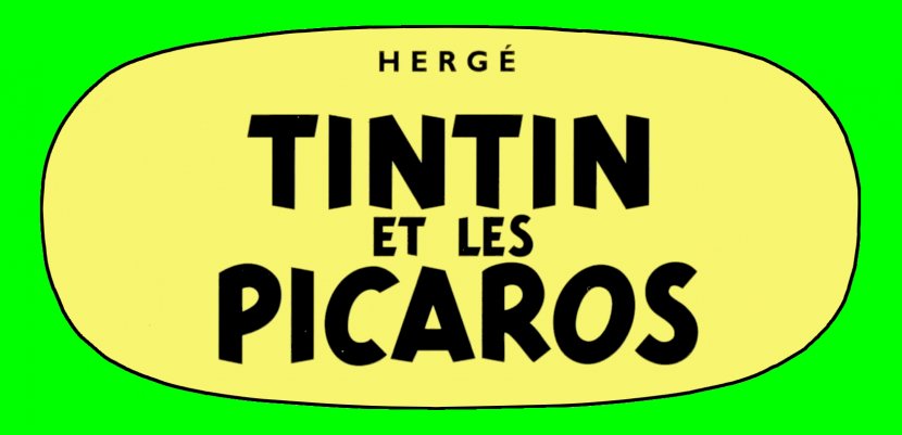 Tintin And The Picaros Adventures Of Logo Clip Art Text - Area - Yellow Transparent PNG