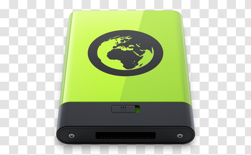 Electronic Device Gadget Multimedia Font - Backup - Green Server Transparent PNG