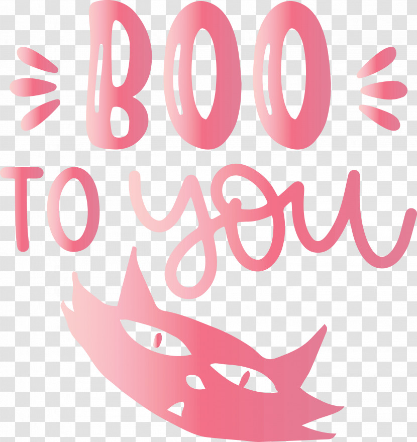 Boo Happy Halloween Transparent PNG