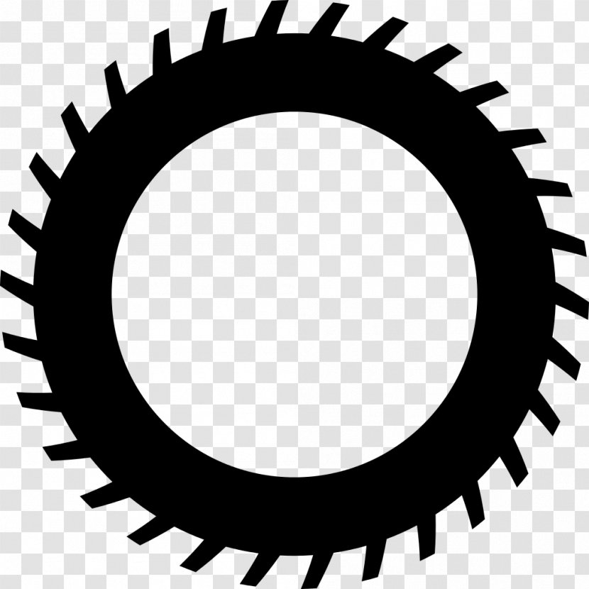 Bicycle Cranks Gearing SRAM Corporation - Black And White - Gear Transparent PNG