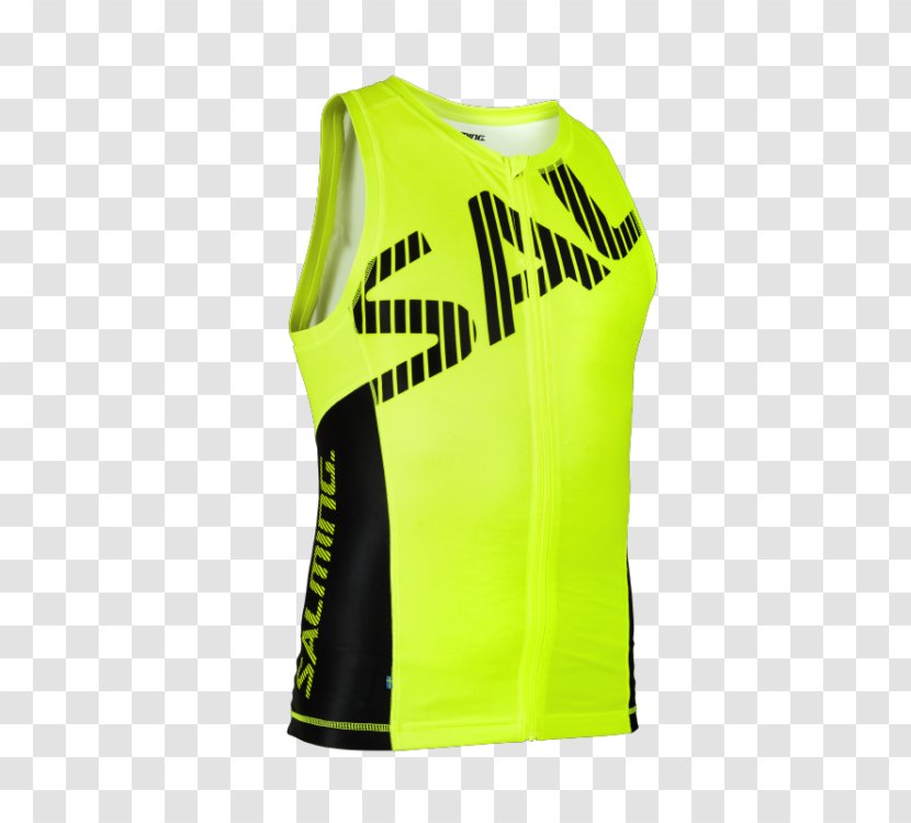 Salming Triathlon Singlet Men Yellow/Black T-shirt Sleeveless Shirt Wmn Pink/Black - Active Tank M - Tshirt Transparent PNG