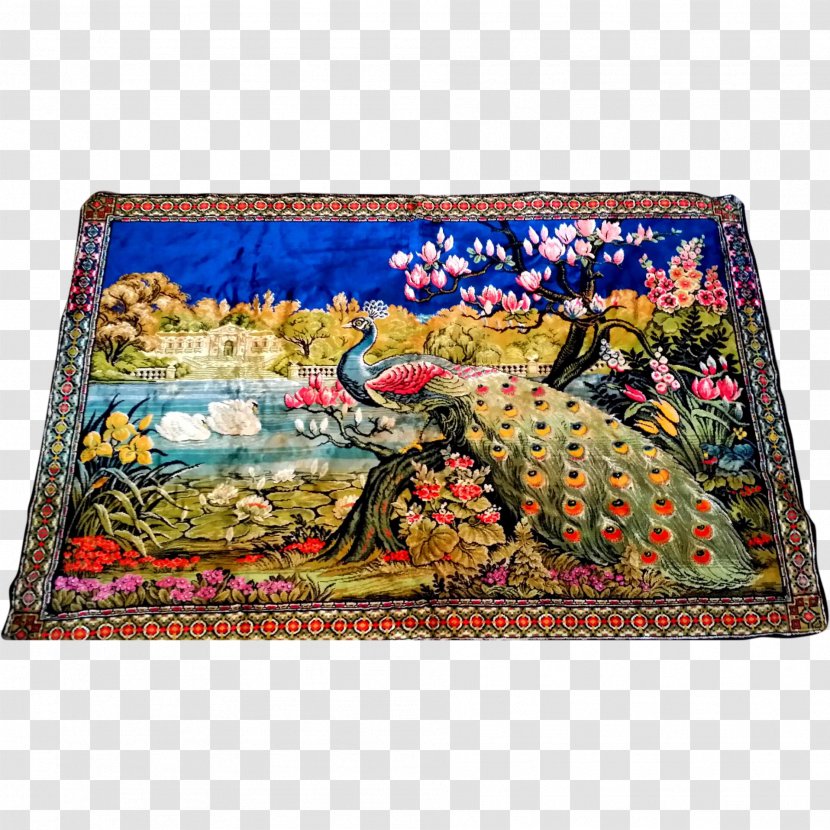 Cygnini Tapestry Carpet Antique Rug Hooking - Rectangle Transparent PNG