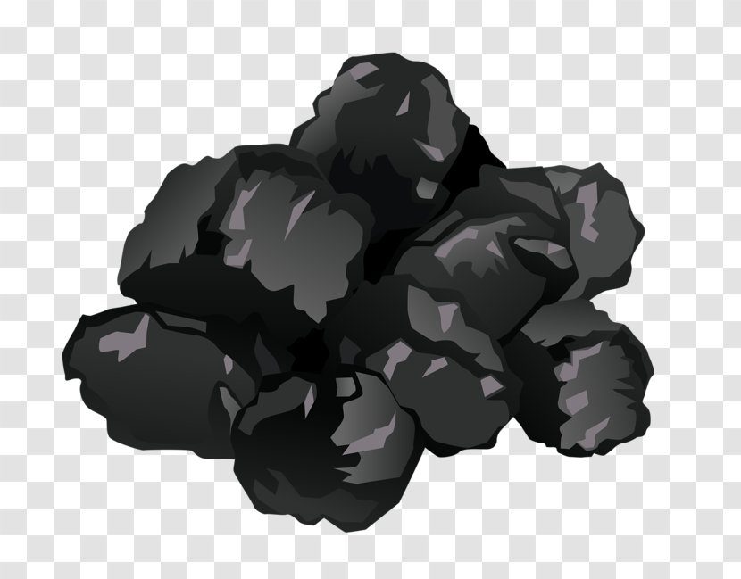 Coal Black And White Transparent PNG