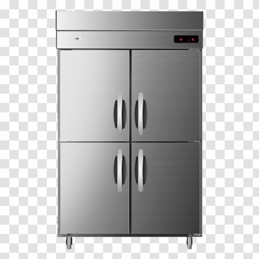 Refrigerator Kitchen Cabinetry Cupboard - Large Capacity Simple Appearance Transparent PNG