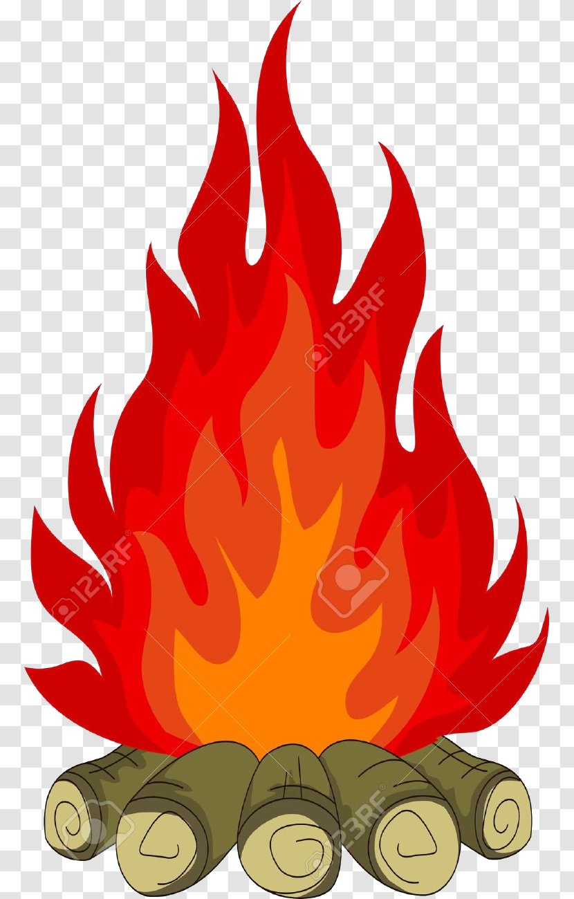 Campfire Cartoon - Red - Claw Transparent PNG